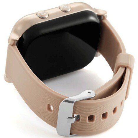 Ceas Smartwatch cu GPS Copii si Adulti iUni Kid58, Telefon incorporat, LBS, Wi-Fi, Gold